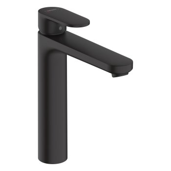 Baterie pentru lavoar Hansgrohe Vernis Blend, ComfortZone 190, cu ventil pop-up, negru mat